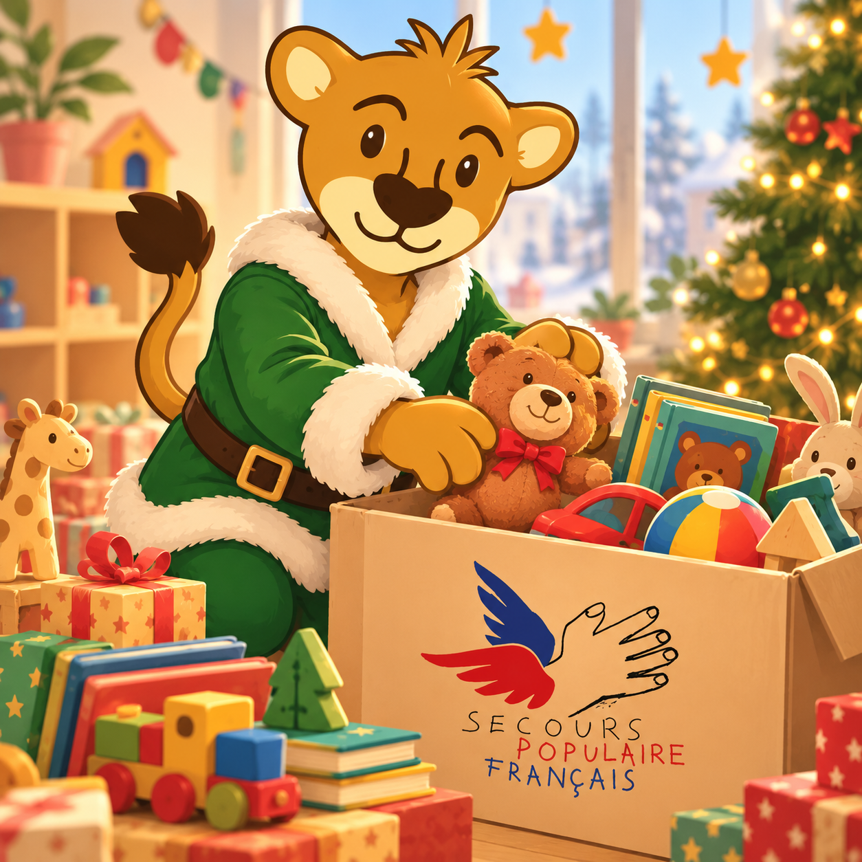 Tilio emballe des jouets solidaires